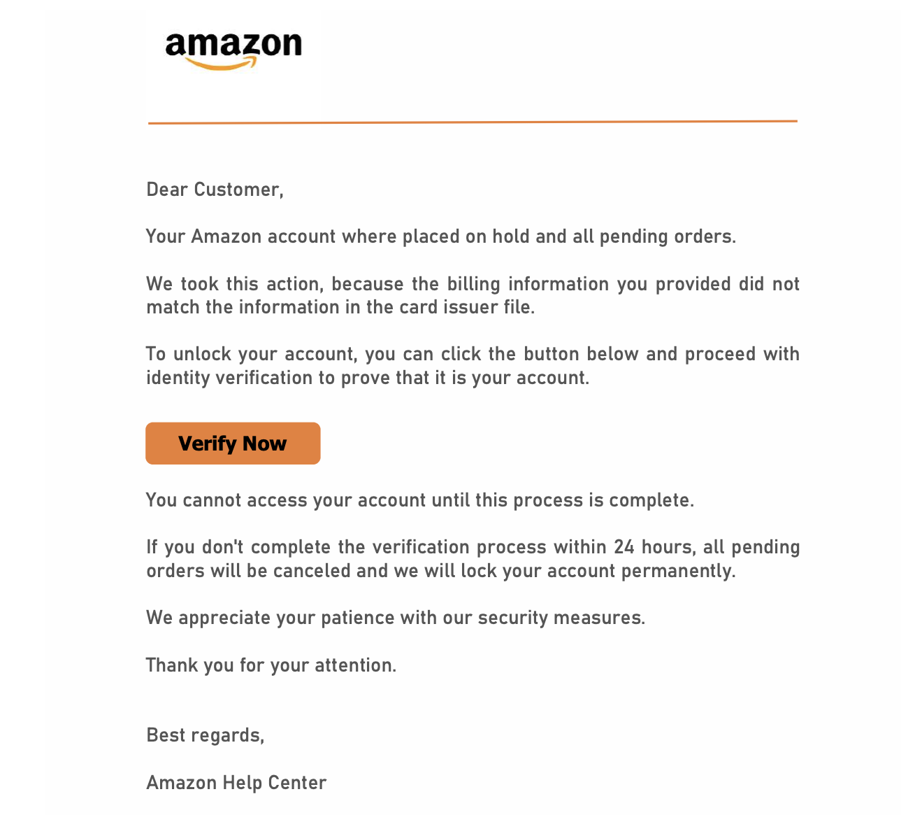 郵件提醒亞馬遜賬戶不正常？可能是新式騙術(shù)！