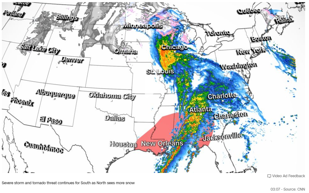 美國突遭暴風雪襲擊！物流延時，運價上升